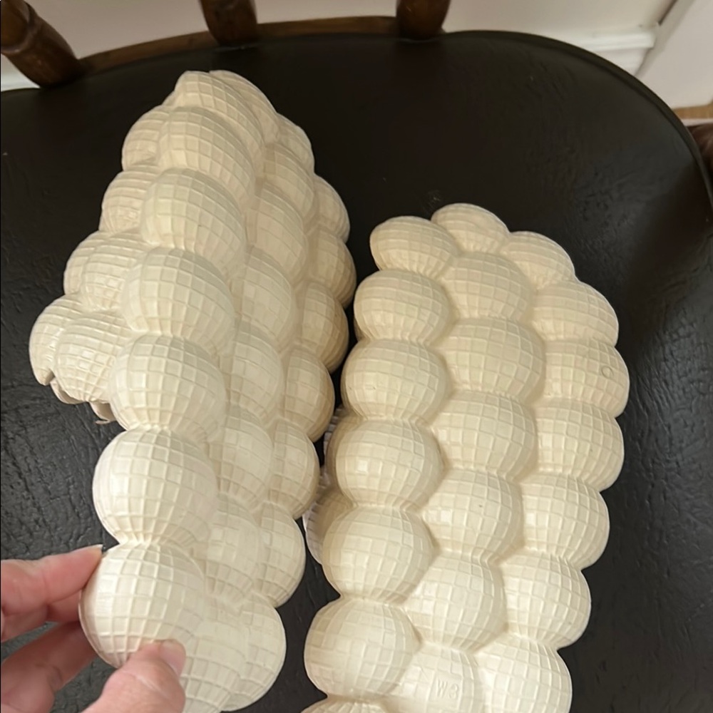 Cream Bubble Slide Sandals - Picture 6 of 6